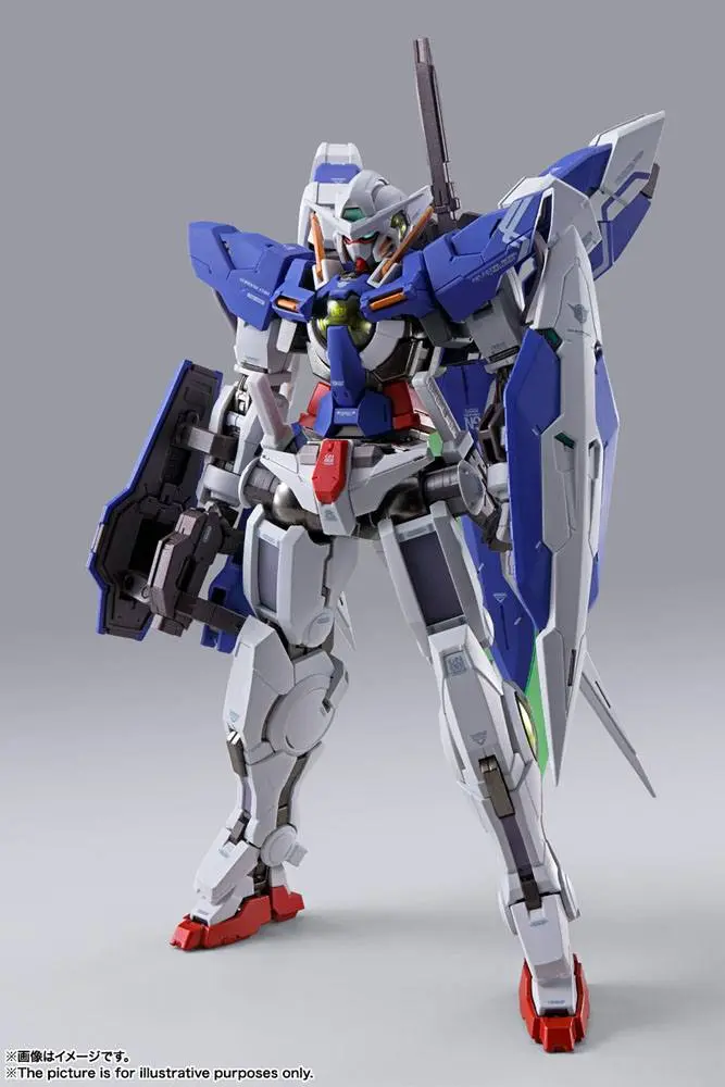 Mobile Suit Gundam 00 Revealed Chronicle Metal Build Diecast akčná figúrka Gundam Devise Exia 18 cm produktová fotografia