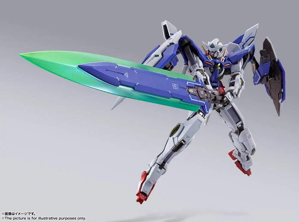 Mobile Suit Gundam 00 Revealed Chronicle Metal Build Diecast akčná figúrka Gundam Devise Exia 18 cm produktová fotografia