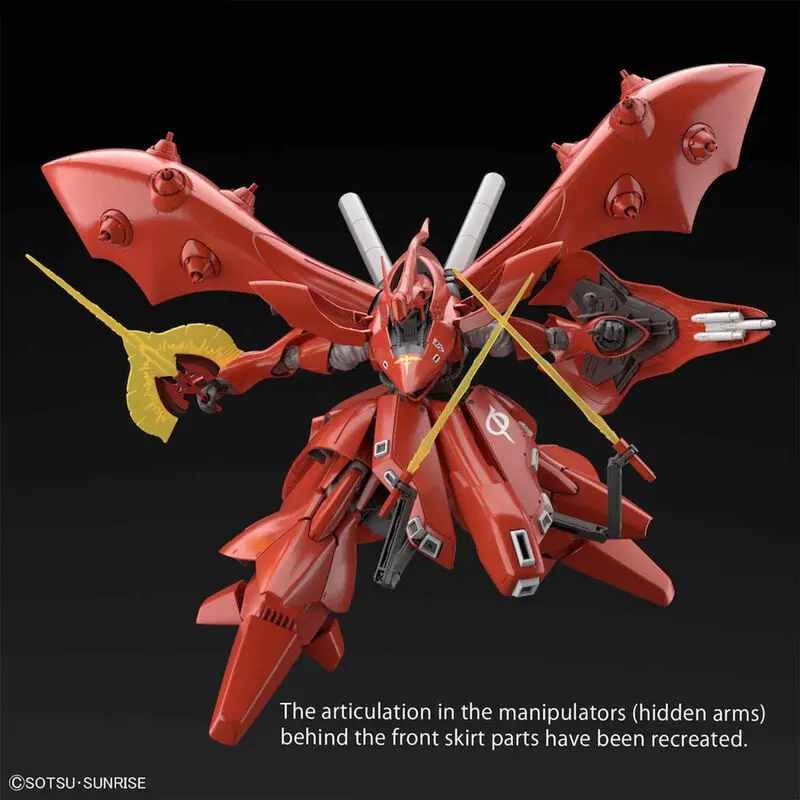 Mobile Suit Gundam: Char s Counterattack-Beltorchika s Children Nightingale model kit figúrka produktová fotografia