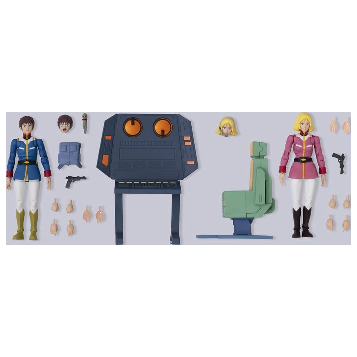 Mobile Suit Gundam G.M.G. Collection EX Diorama White Base Bridge Radio Operator Desk Set 10 cm (s darčekom) produktová fotografia