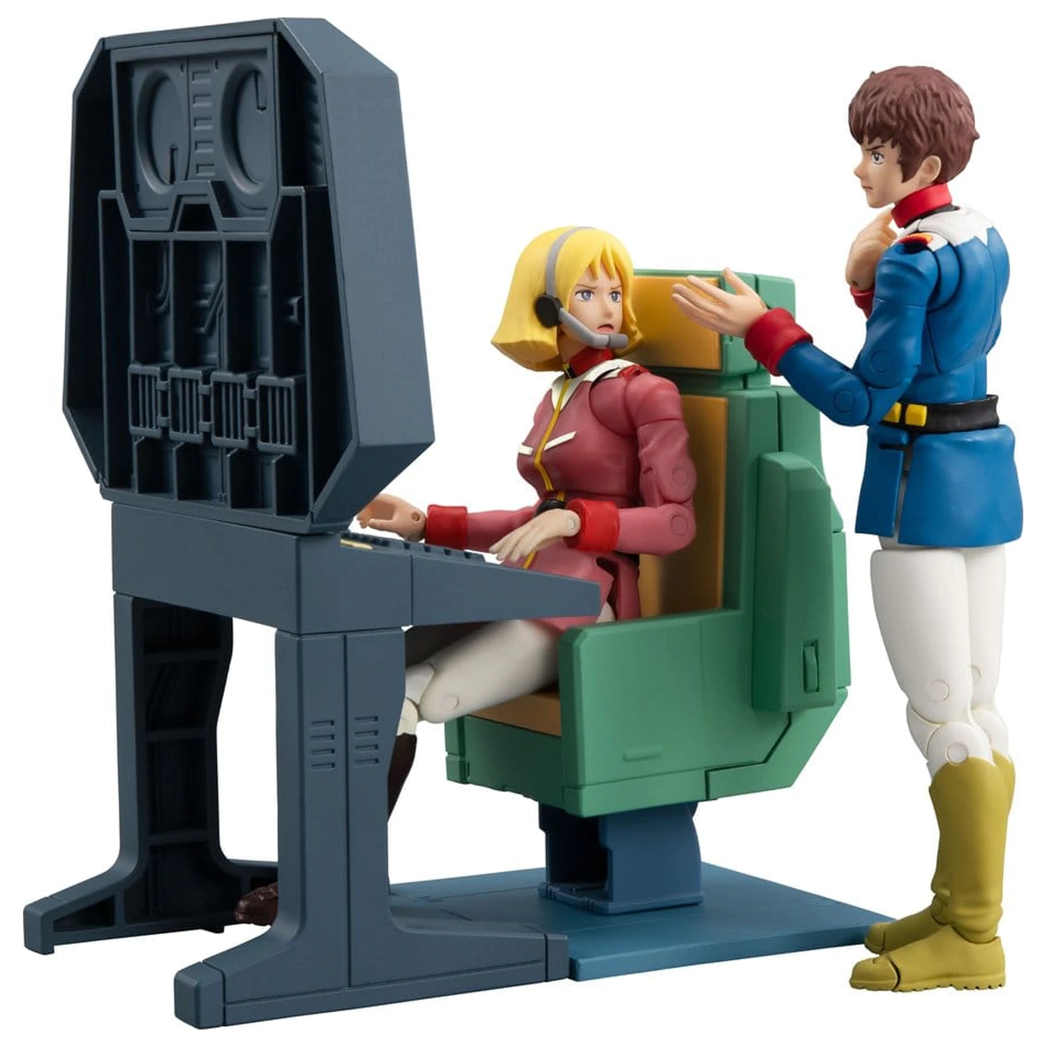 Mobile Suit Gundam G.M.G. Collection EX Diorama White Base Bridge Radio Operator Desk Set 10 cm (s darčekom) produktová fotografia