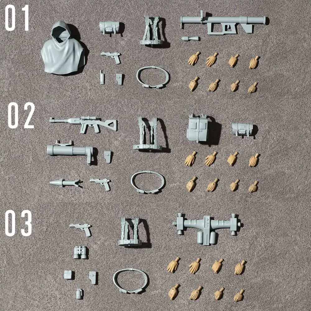 Mobile Suit Gundam G.M.G. Akčná figúrka 3-Pack Earth United Army Soldier 01-03 Set 10 cm produktová fotografia