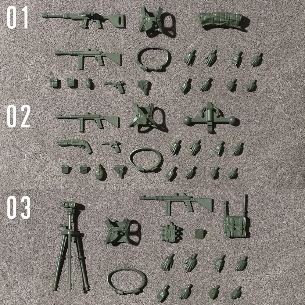 Mobile Suit Gundam G.M.G. Akčné figúrky 3-Pack Principality of Zeon General Soldier 01-03 Set 10 cm produktová fotografia