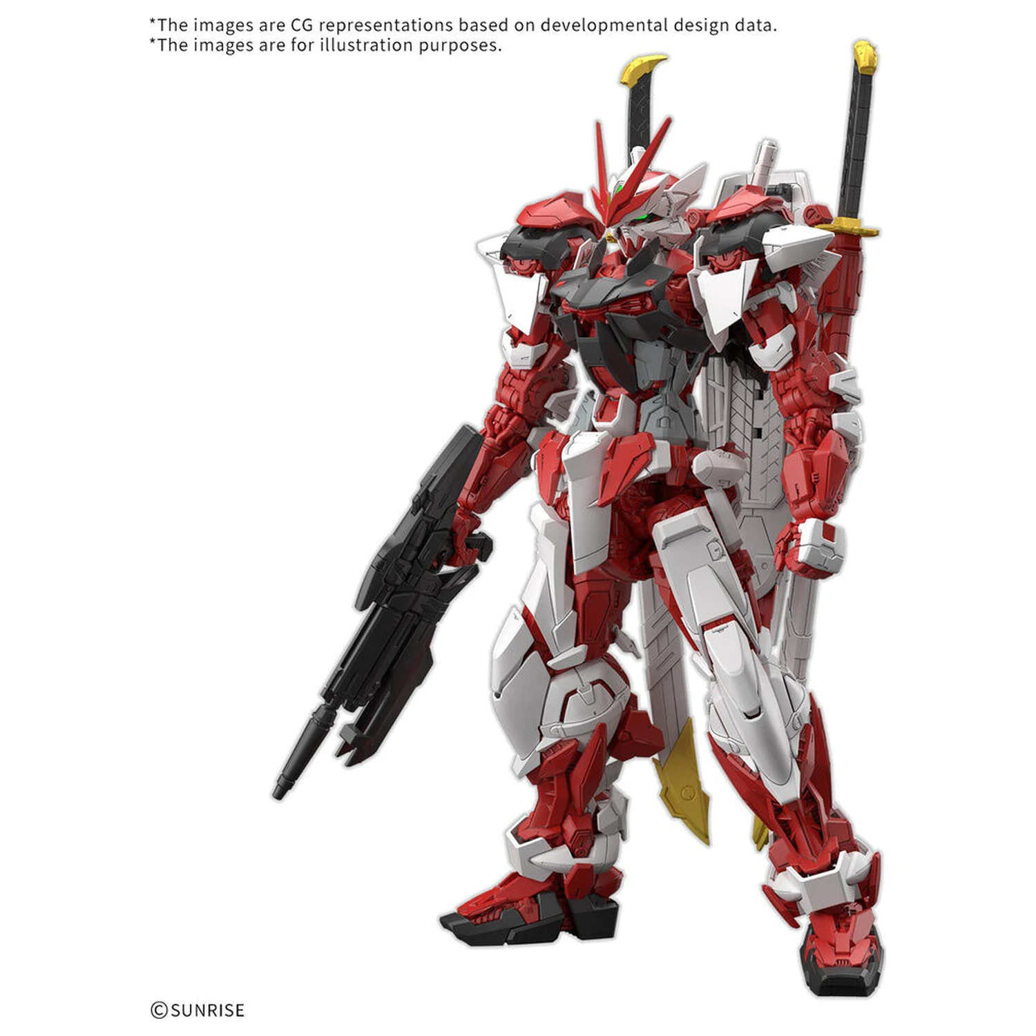 Mobile Suit Gundam - Gundam Liberty Astray Red Frame MG 1/100 modelárska stavebnica produktová fotografia