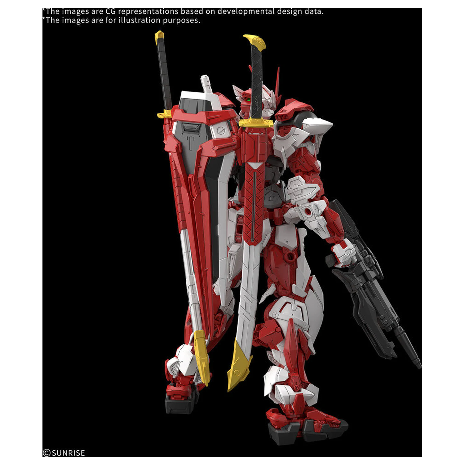 Mobile Suit Gundam - Gundam Liberty Astray Red Frame MG 1/100 modelárska stavebnica produktová fotografia