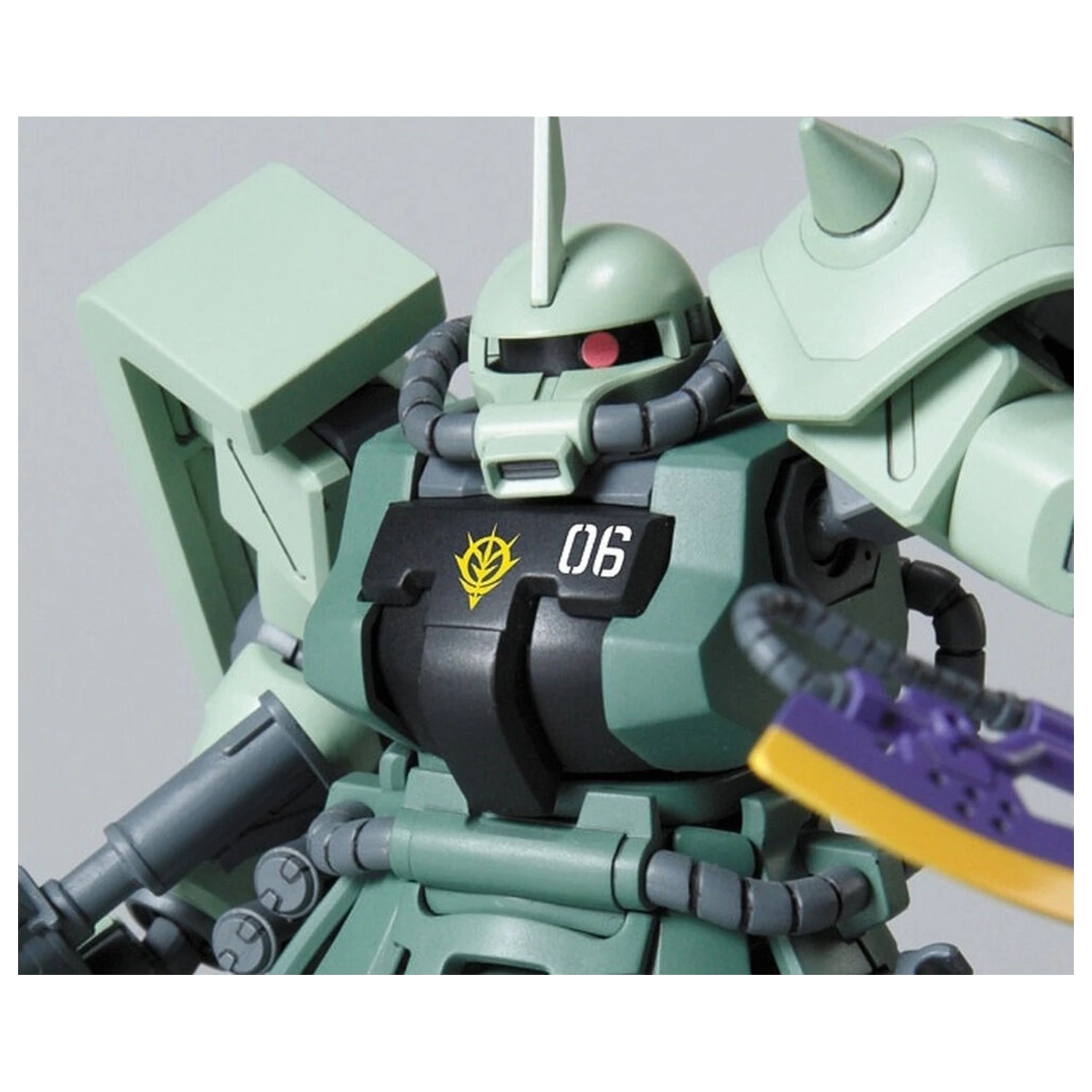 Mobile Suit Gundam HGUC 1/144 MS-06F-2 F2-ZAKU Zeon Type modelová stavebnica produktová fotografia