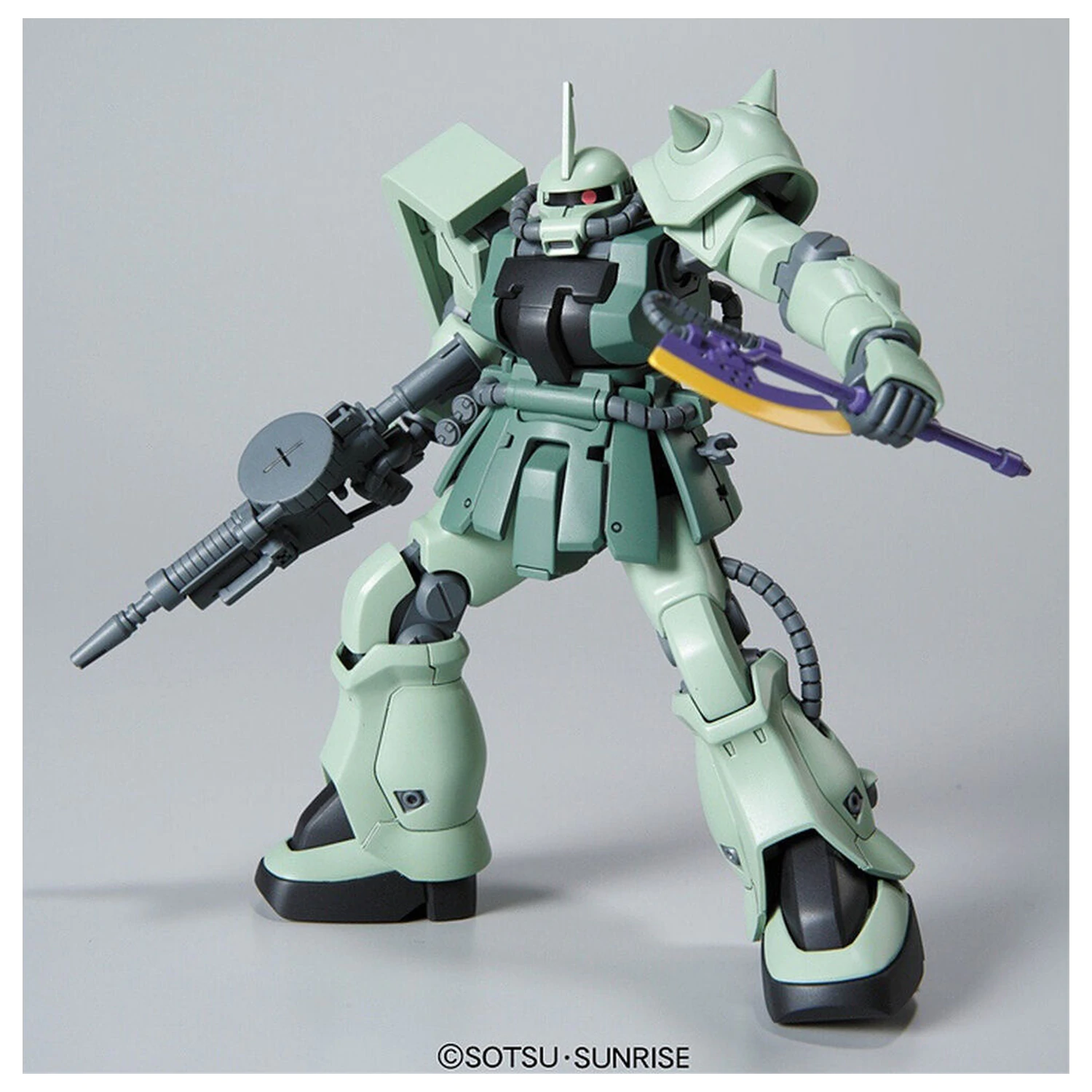 Mobile Suit Gundam HGUC 1/144 MS-06F-2 F2-ZAKU Zeon Type modelová stavebnica produktová fotografia
