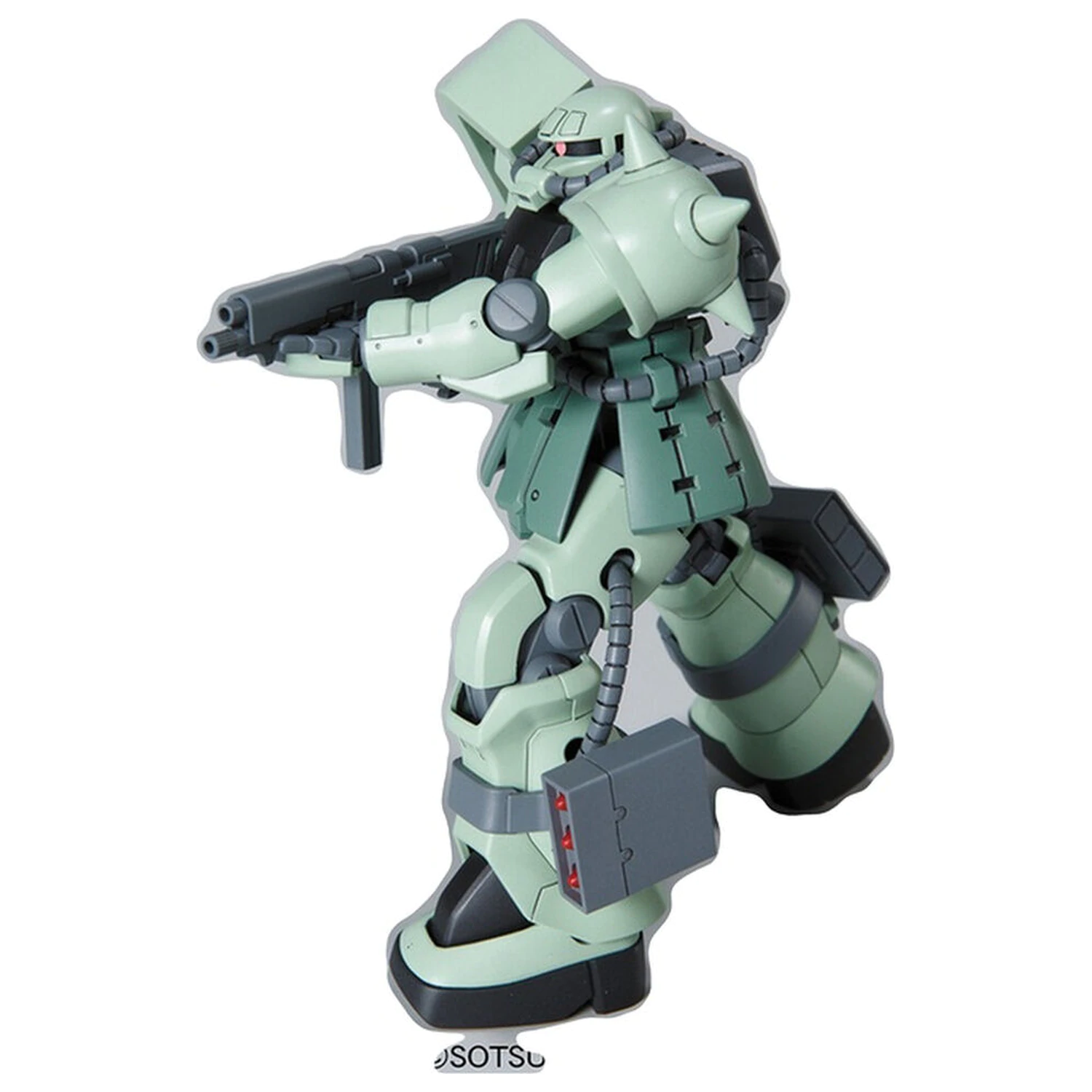 Mobile Suit Gundam HGUC 1/144 MS-06F-2 F2-ZAKU Zeon Type modelová stavebnica produktová fotografia