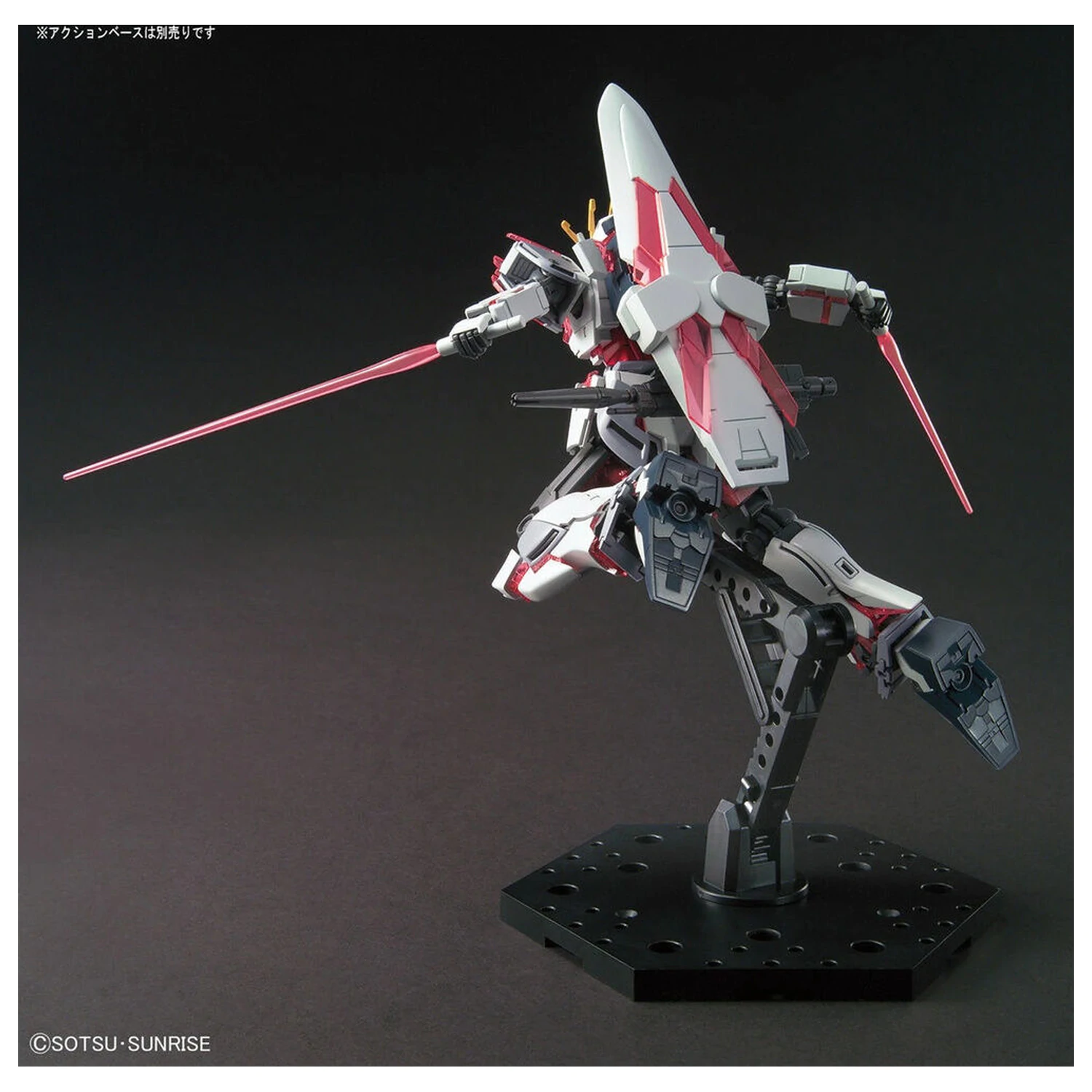 Mobile Suit Gundam HGUC 1/144 RX-9/C Narrative Gundam X-Packs súprava modelu figúrky produktová fotografia