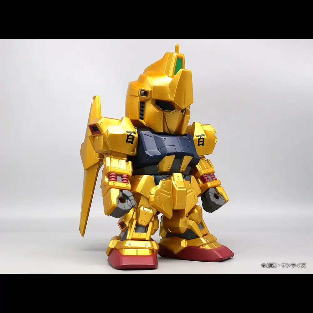 Mobile Suit Gundam Jumbo Sofbi vinylová figúrka Hyakushiki Gold Ver. 30 cm produktová fotografia
