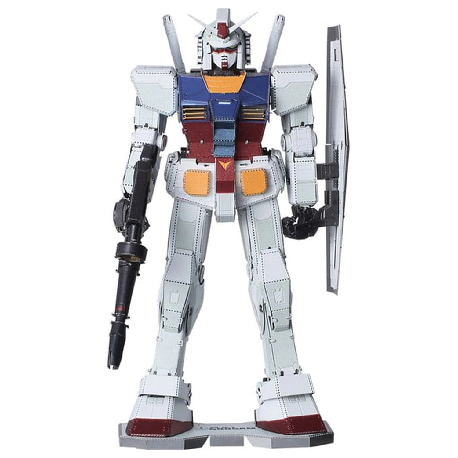 Mobile Suit Gundam Kovová Nano Puzzle Sada Modelov RX-78-2 12 cm produktová fotografia