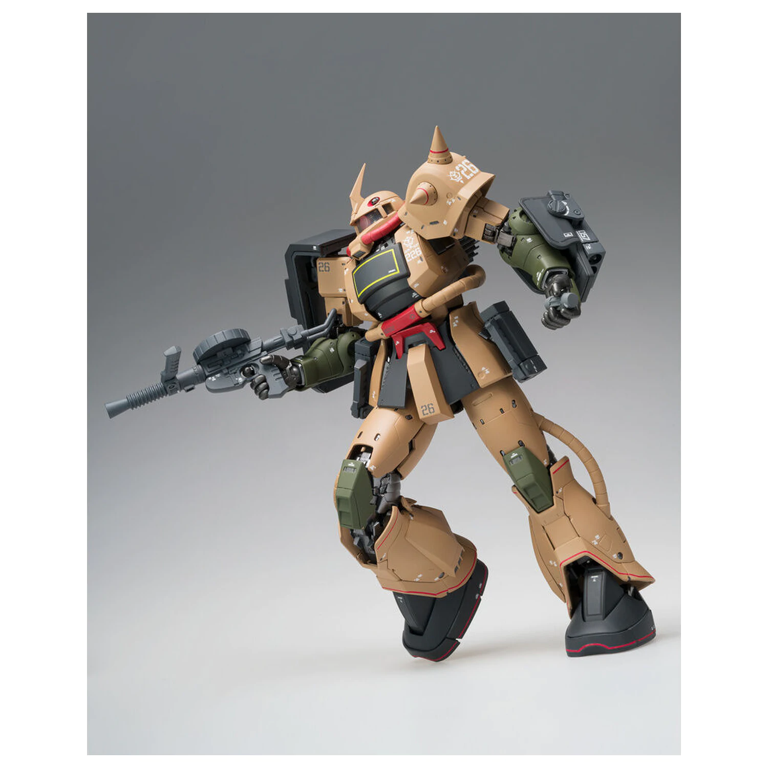 Mobile Suit Gundam MSV Gundam Fix Figuration Metal Composite MS 06D Zaku Desert Type figúrka 18cm produktová fotografia