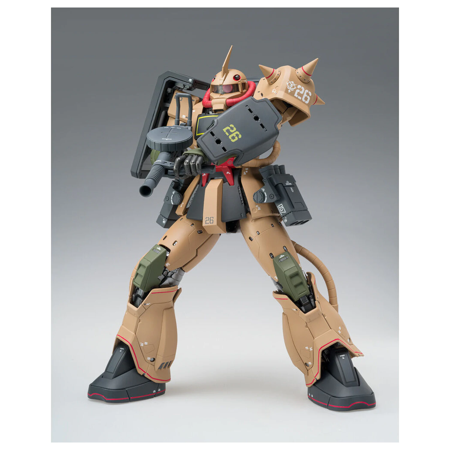Mobile Suit Gundam MSV Gundam Fix Figuration Metal Composite MS 06D Zaku Desert Type figúrka 18cm produktová fotografia