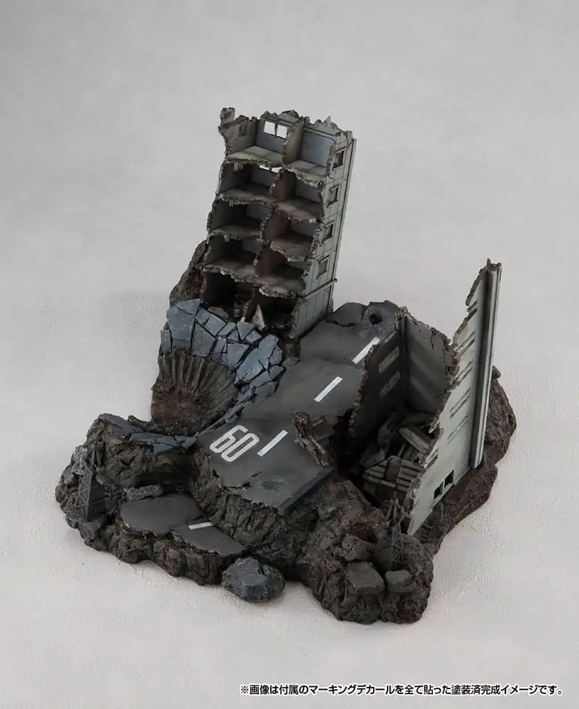 Mobile Suit Gundam Realistic Model Series Diorama G Structure GS02M Opustené budovy v New Yark City Material Color Edition produktová fotografia