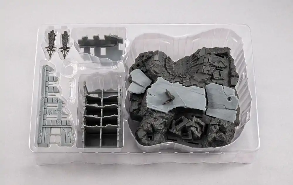 Mobile Suit Gundam Realistic Model Series Diorama G Structure GS02M Opustené budovy v New Yark City Material Color Edition produktová fotografia