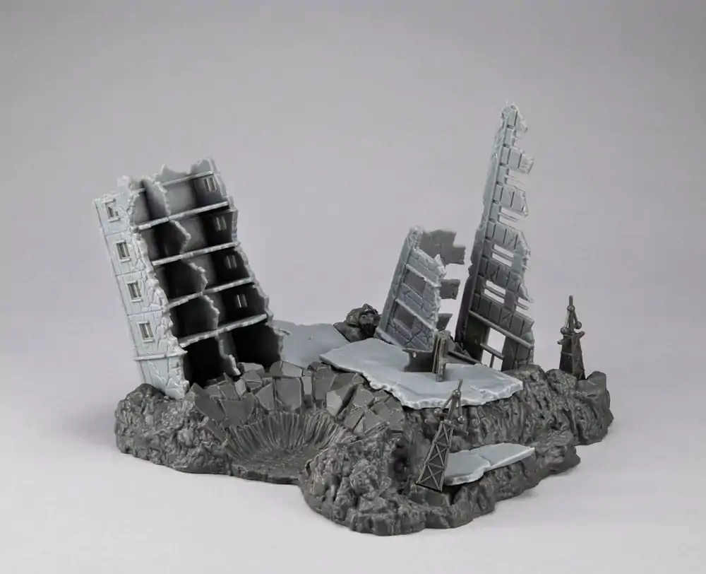 Mobile Suit Gundam Realistic Model Series Diorama G Structure GS02M Opustené budovy v New Yark City Material Color Edition produktová fotografia