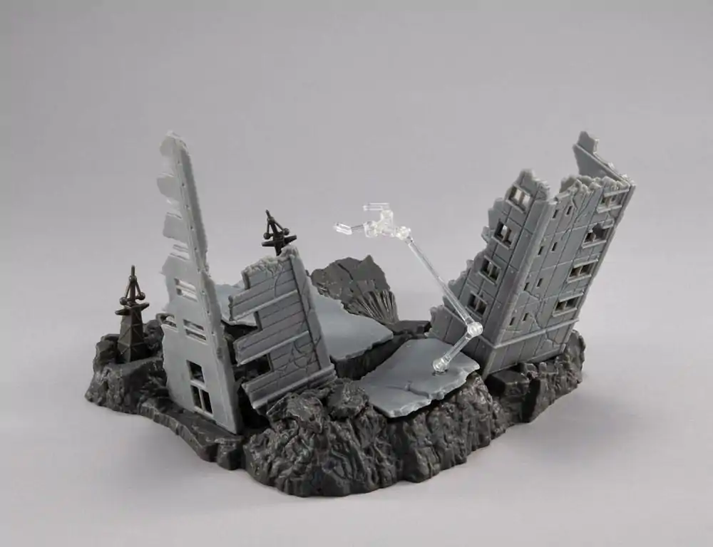 Mobile Suit Gundam Realistic Model Series Diorama G Structure GS02M Opustené budovy v New Yark City Material Color Edition produktová fotografia