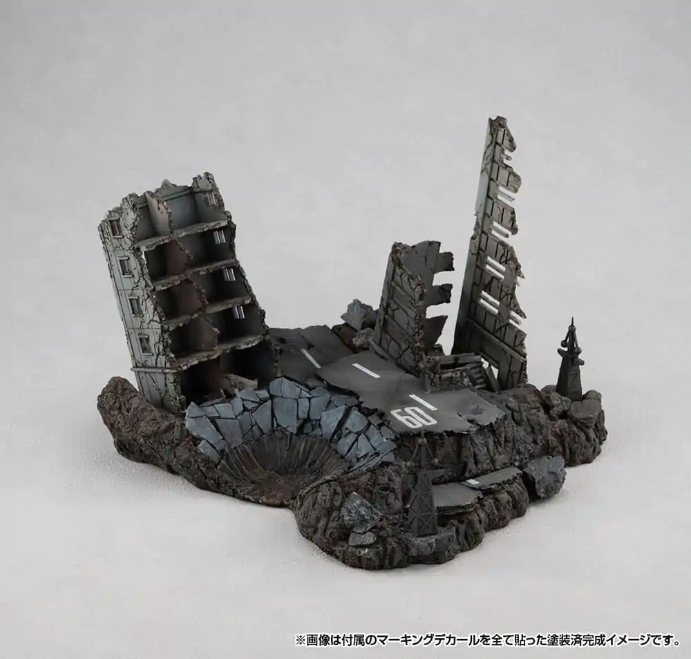 Mobile Suit Gundam Realistic Model Series Diorama G Structure GS02M Opustené budovy v New Yark City Material Color Edition produktová fotografia
