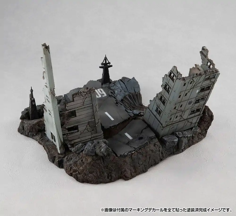 Mobile Suit Gundam Realistic Model Series Diorama G Structure GS02M Opustené budovy v New Yark City Material Color Edition produktová fotografia