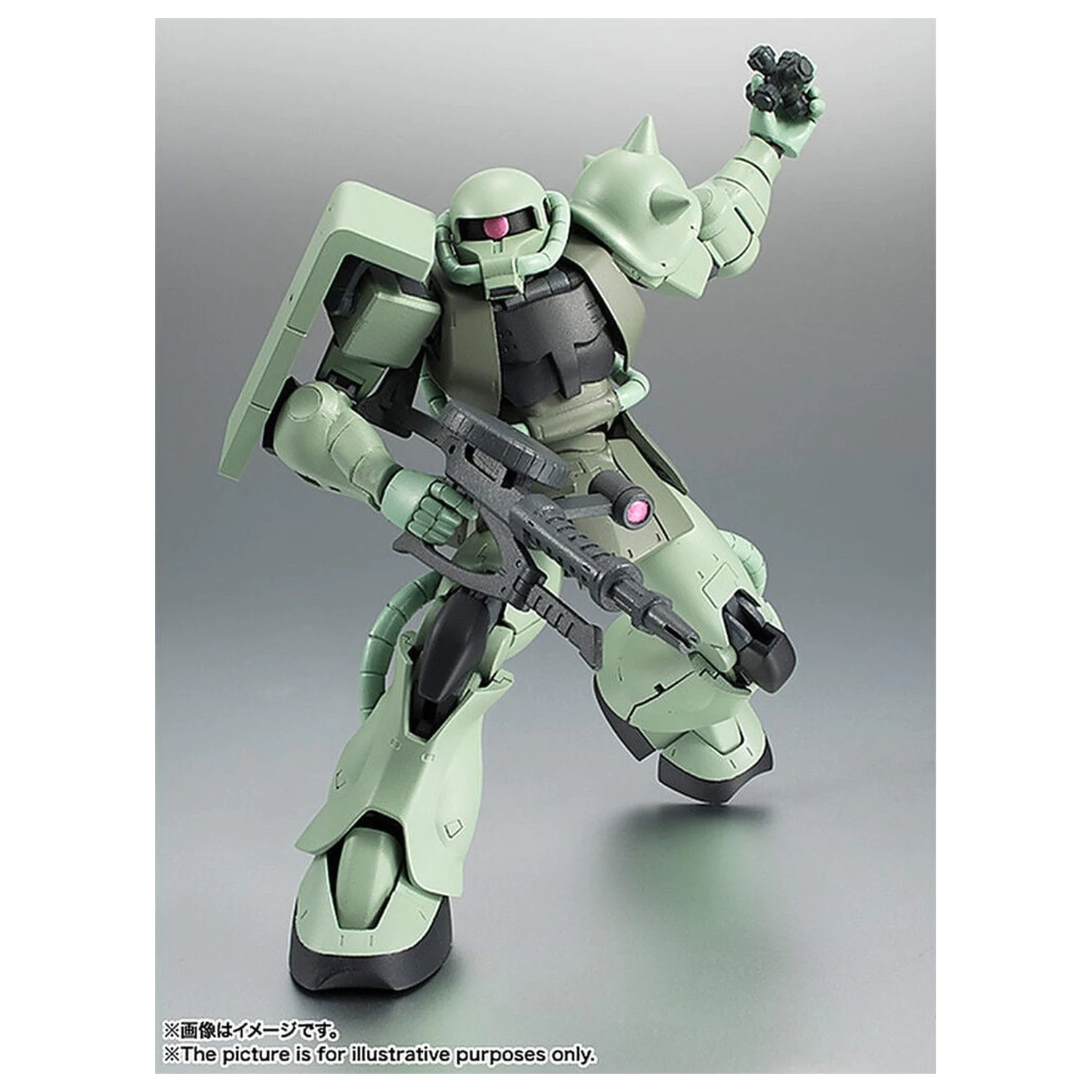 Mobile Suit Gundam Robot Spirits MS 06 Zaku ver ANIME Znovuvydaná figúrka 12,5 cm produktová fotografia