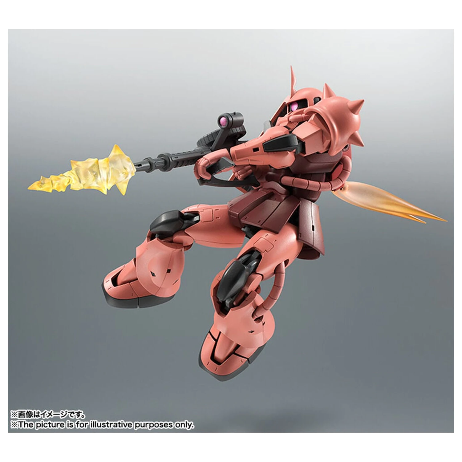 Mobile Suit Gundam Robot Spirits MS 06S Chars Zaku ver ANIME Znova vydaná figúrka 12,5 cm produktová fotografia