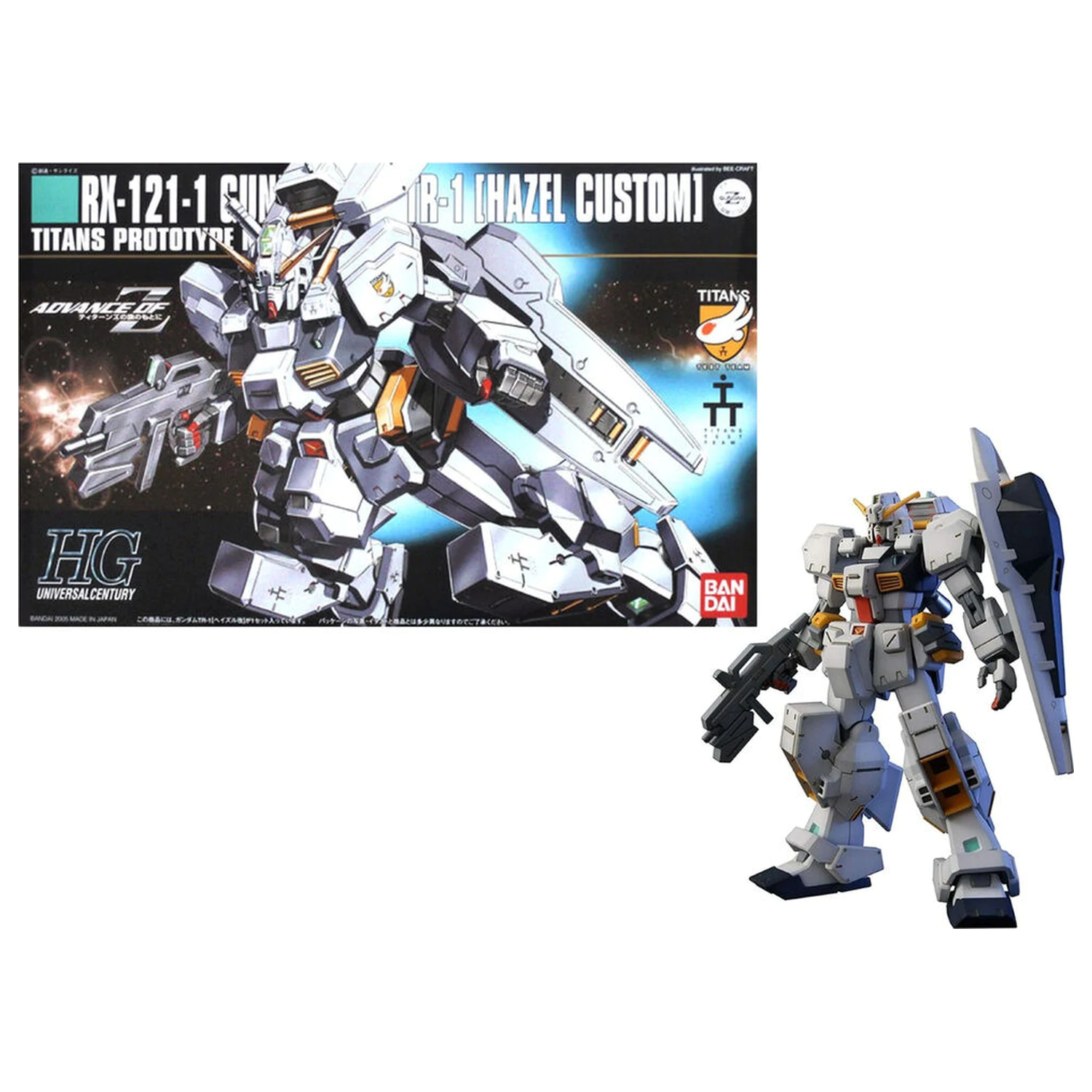 Mobile Suit Gundam RX121-1 Gundam 1/144 TR-1 Hazel Kai model súprava figúrka produktová fotografia