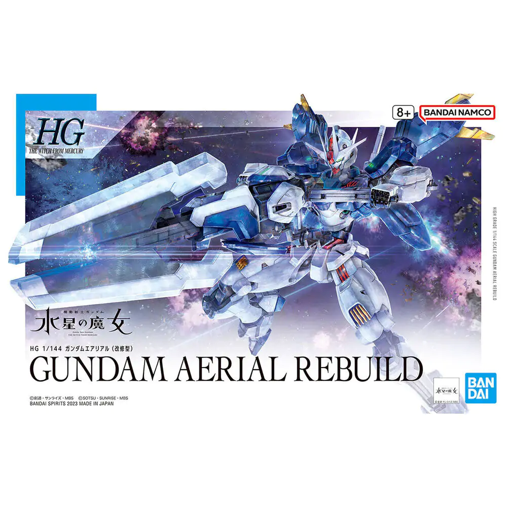 Mobile Suit Gundam: The Witch from Mercury Aerial Rebuild figúrka produktová fotografia