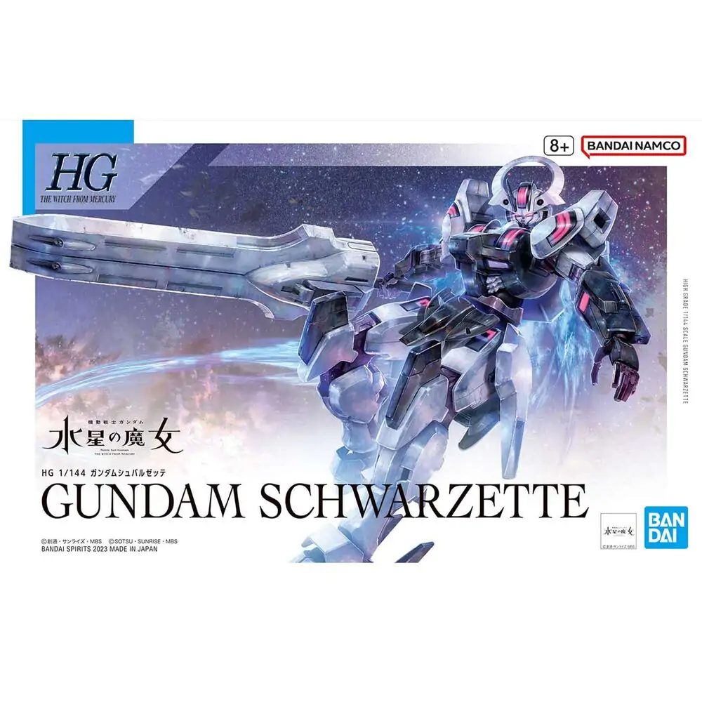 Mobile Suit Gundam: The Witch from Mercury Gundam Schwarzette figúrka produktová fotografia