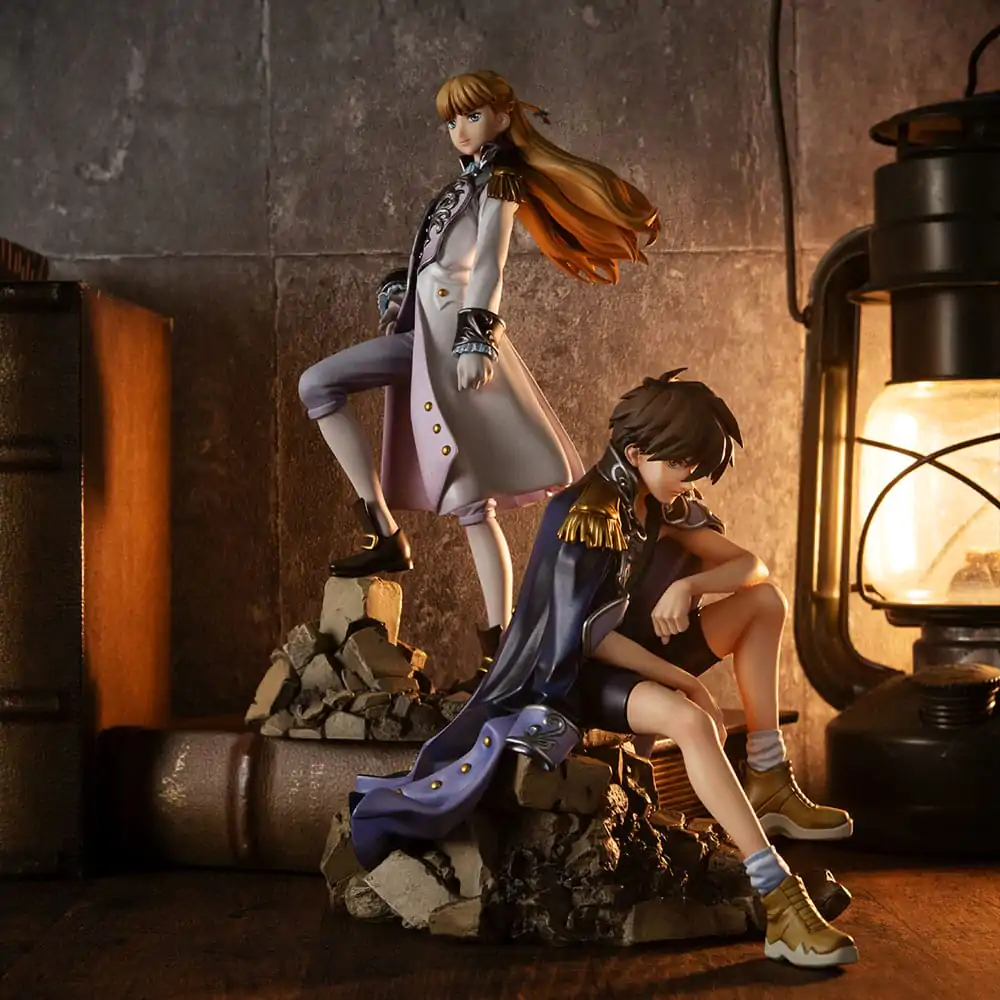 Mobile Suit Gundam Wing Alpha x Omega PVC Socha 1/8 Heero Yuy & Relena Peacecraft Set 30th Anniversary Repaint Ver. 14 cm produktová fotografia