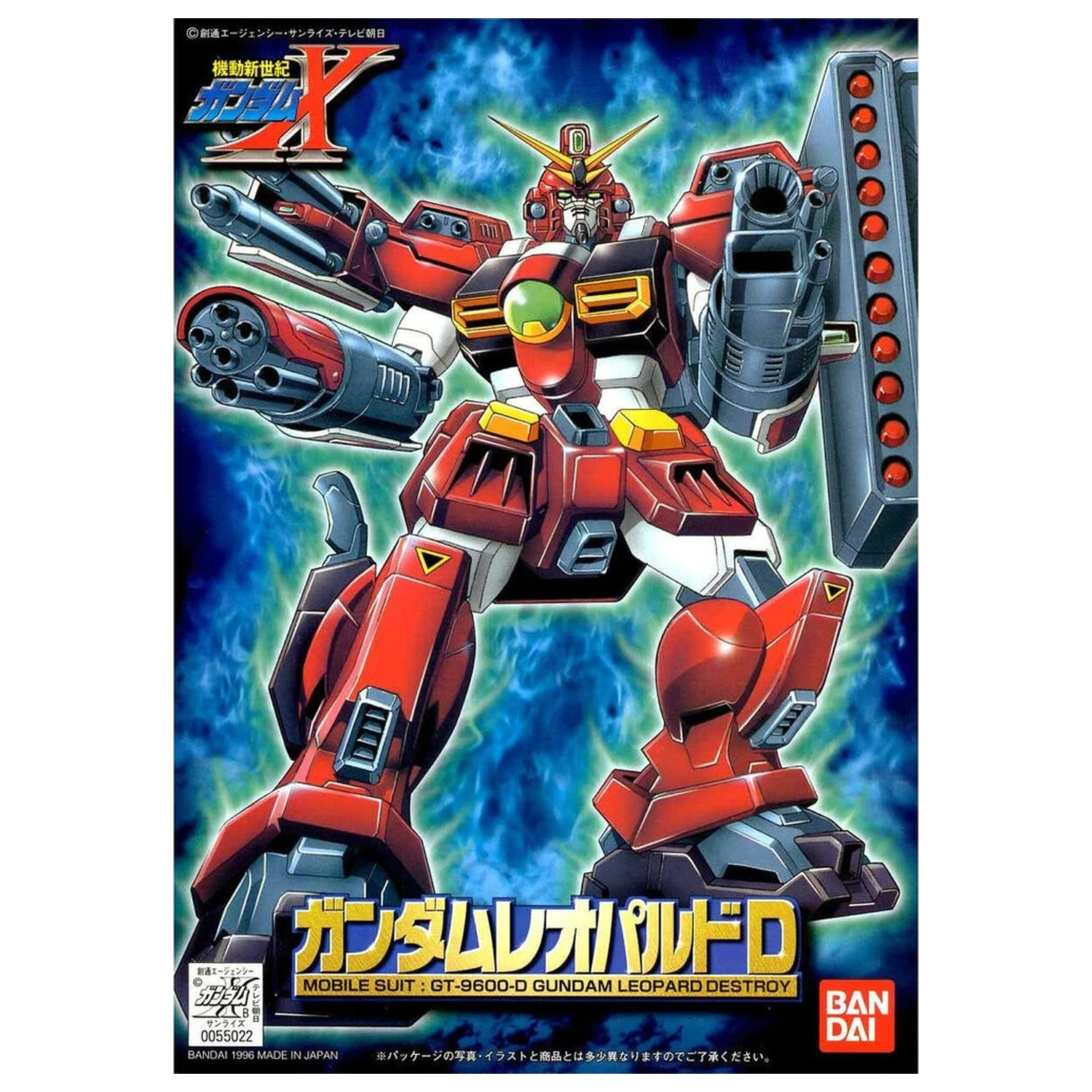 Mobile Suit Gundam X - Gundam Leopard Destroy 1/144 model stavebnica produktová fotografia