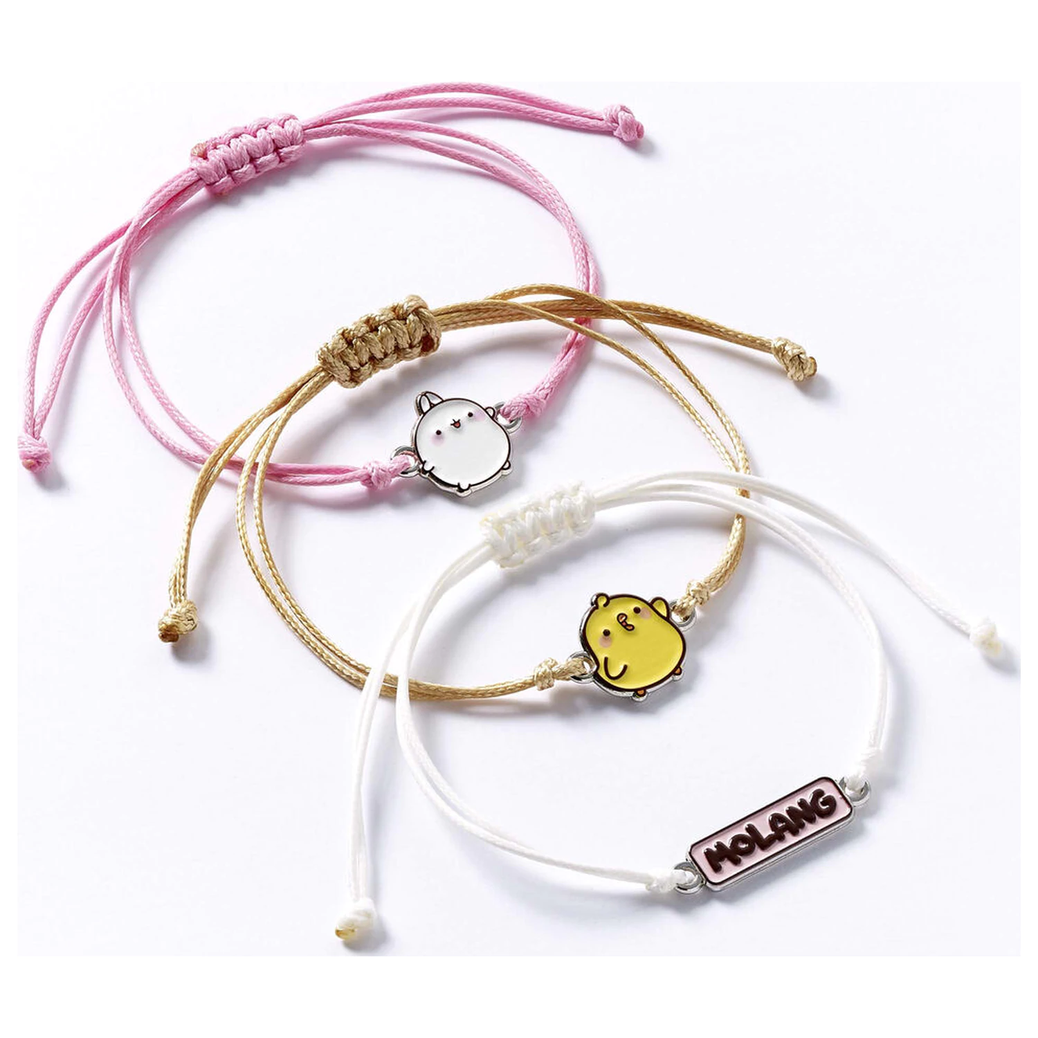 Molang súprava 3 náramkov priateľstva produktová fotografia