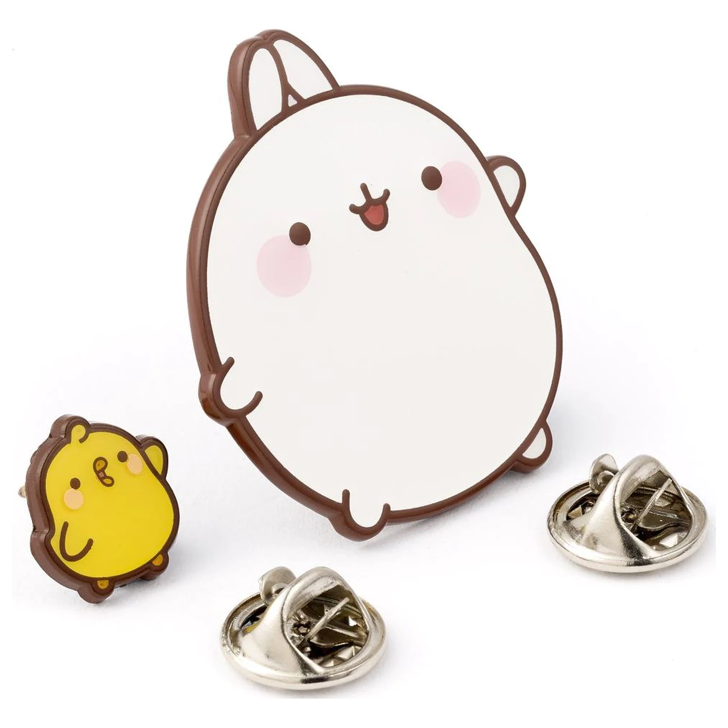 Molang & Piu Piu odznaky produktová fotografia