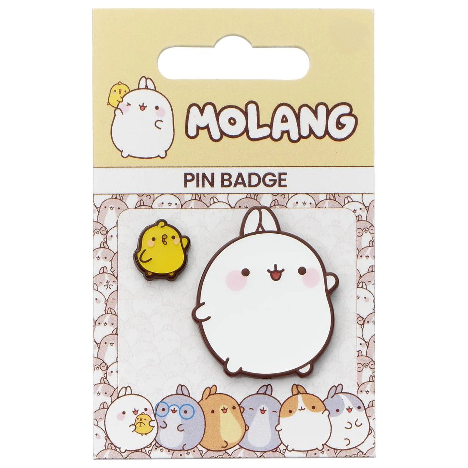 Molang & Piu Piu odznaky produktová fotografia