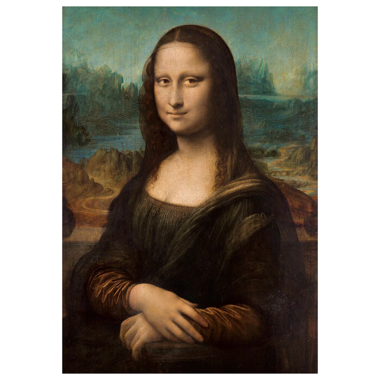 Mona Lisa puzzle 1000 kusov produktová fotografia