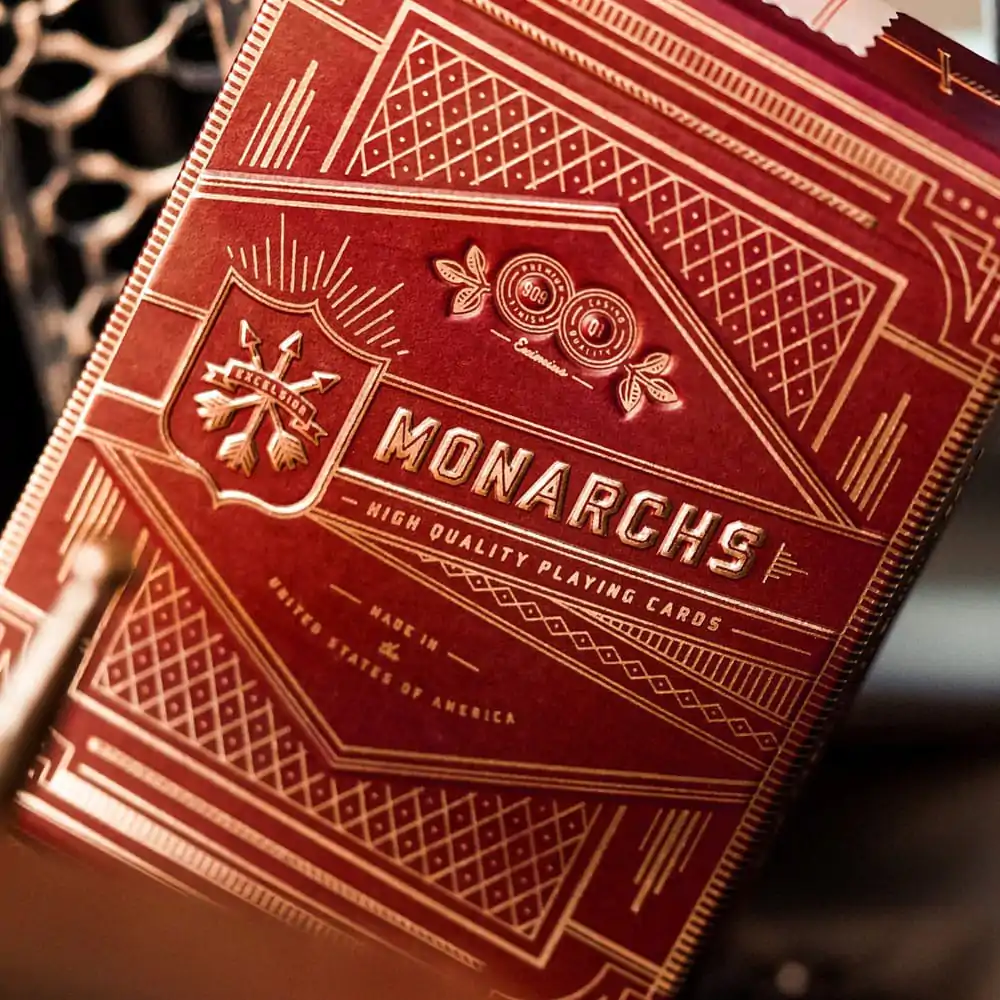 Hracie karty Monarchs Red produktová fotografia