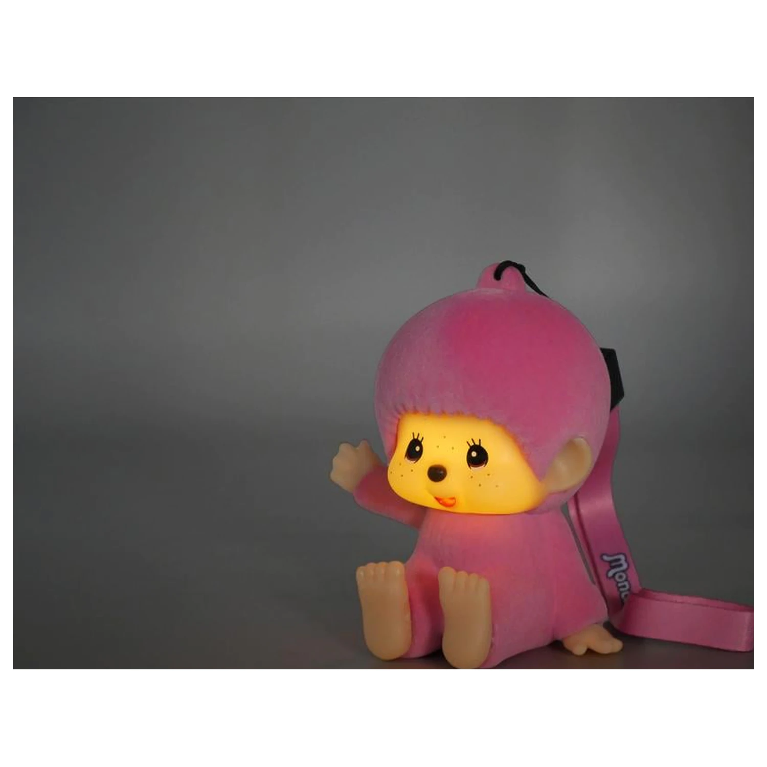 Monchhichi LED svietiaca ružová figúrka 9cm produktová fotografia