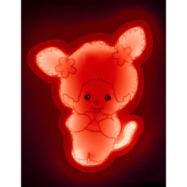 Monchhichi Pink Neon lápa (12 cm) termékfotó