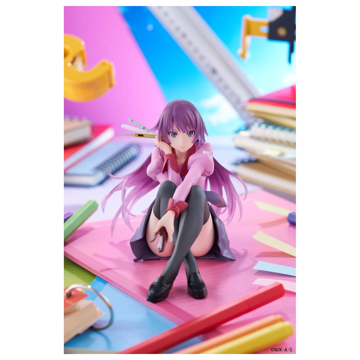 Monogatari PVC Socha Stolová Roztomilá Figúrka Hitagi Senjougahara 13 cm produktová fotografia