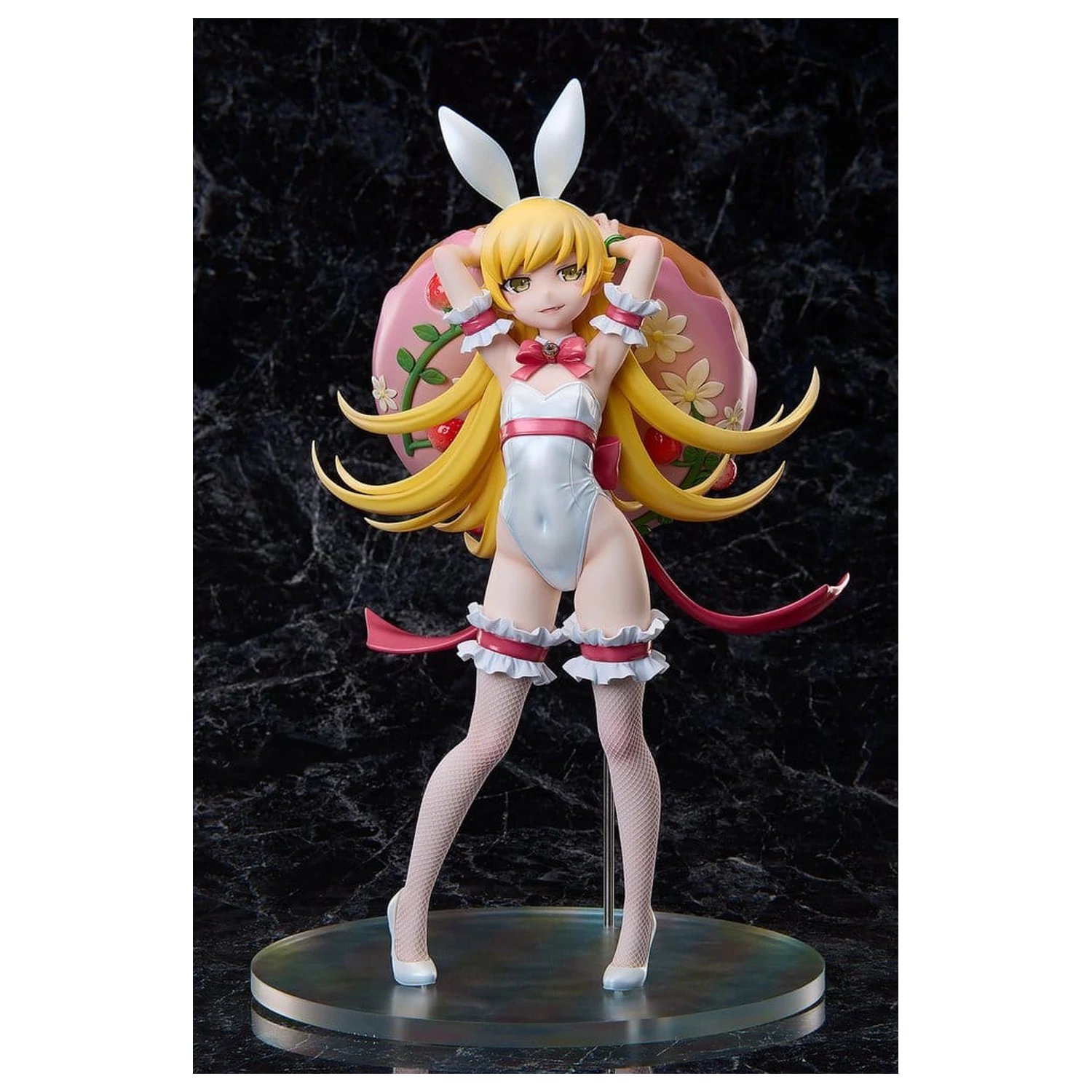 Monogatari Series PVC socha 1/4 Shinobu Oshino White Bunny Ver. 35 cm produktová fotografia