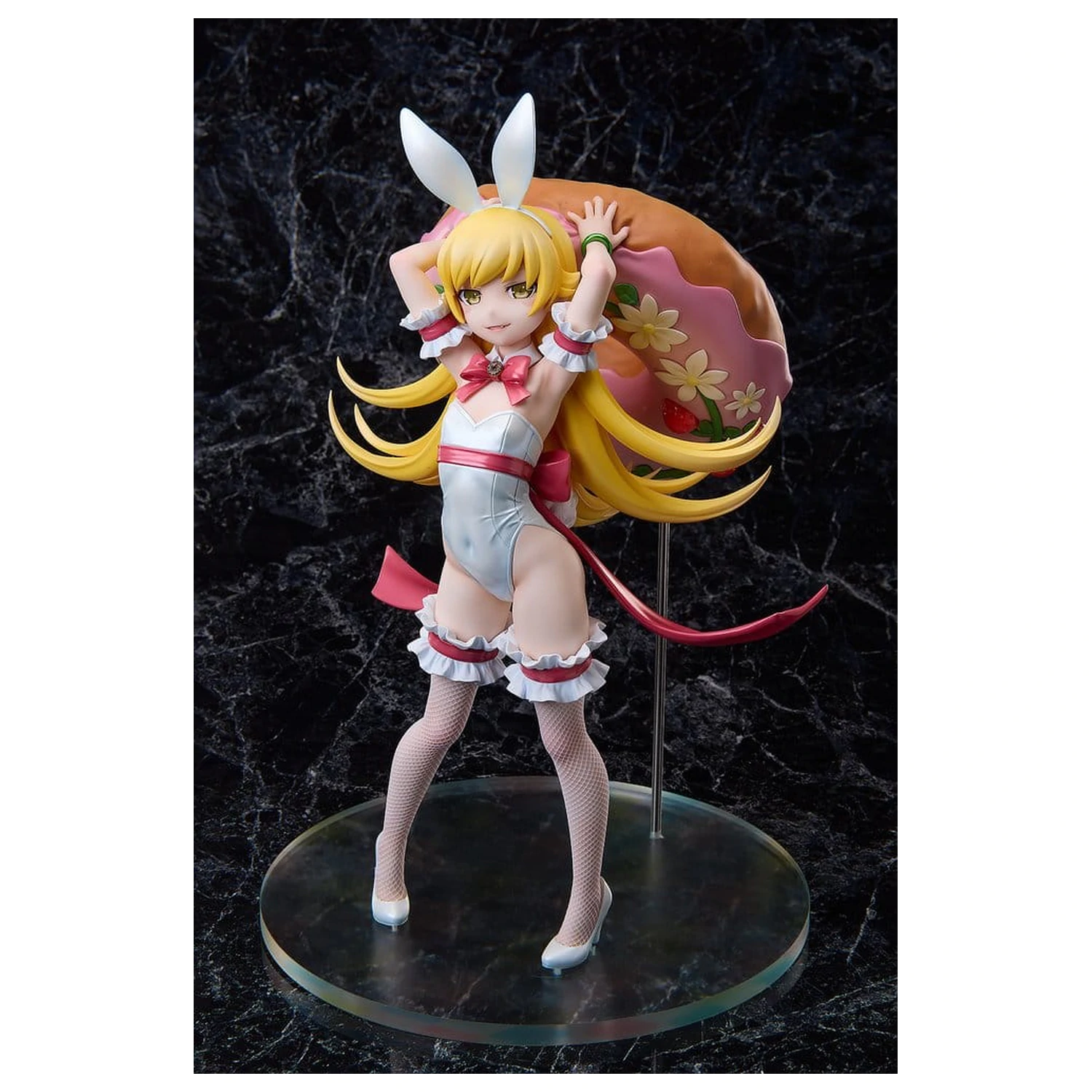 Monogatari Series PVC socha 1/4 Shinobu Oshino White Bunny Ver. 35 cm produktová fotografia