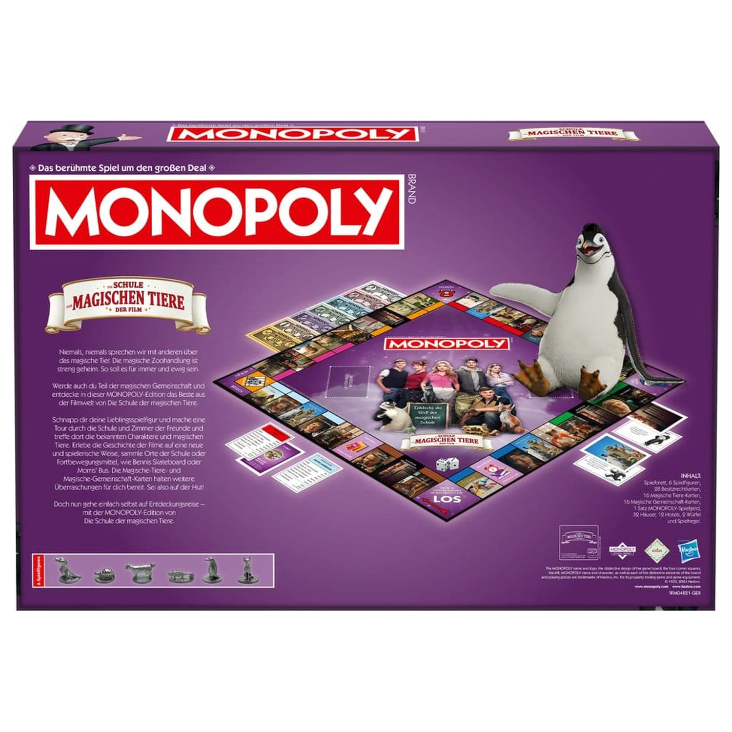 Monopoly stolová hra School of Magical Animals *nemecká verzia* produktová fotografia