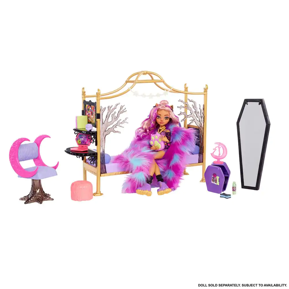 Monster High Playset Clawdeen Wolf Spálňa produktová fotografia