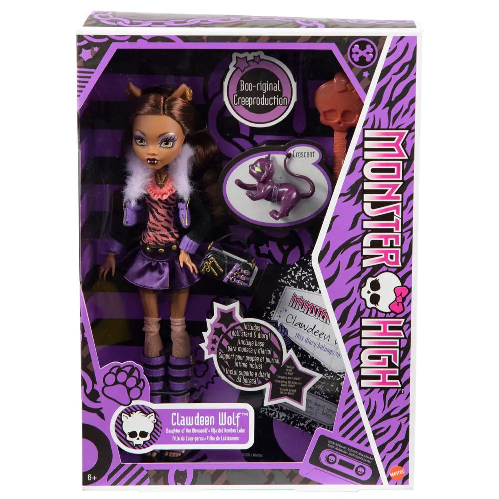 Monster High Clawdeen Wolf bábika Boo-riginal Creeproduction produktová fotografia