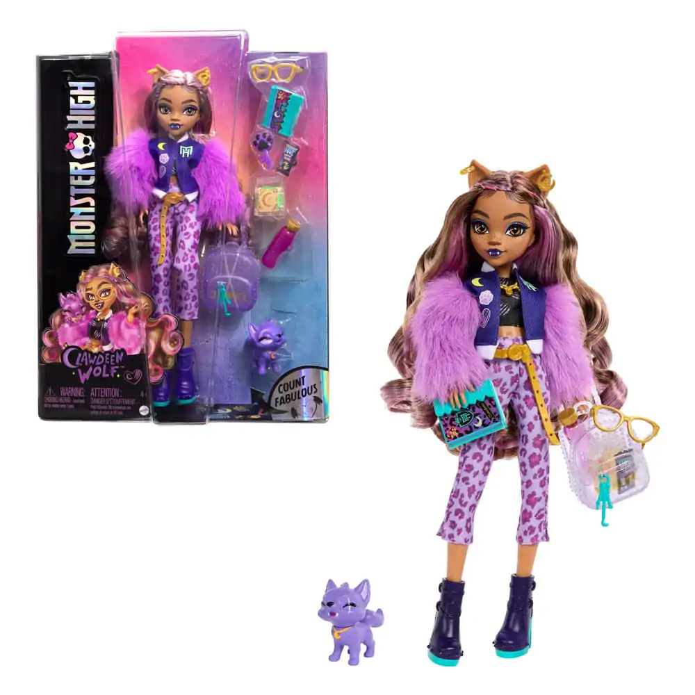 Monster High Clawdeen Wolf bábika 25 cm termékfotó