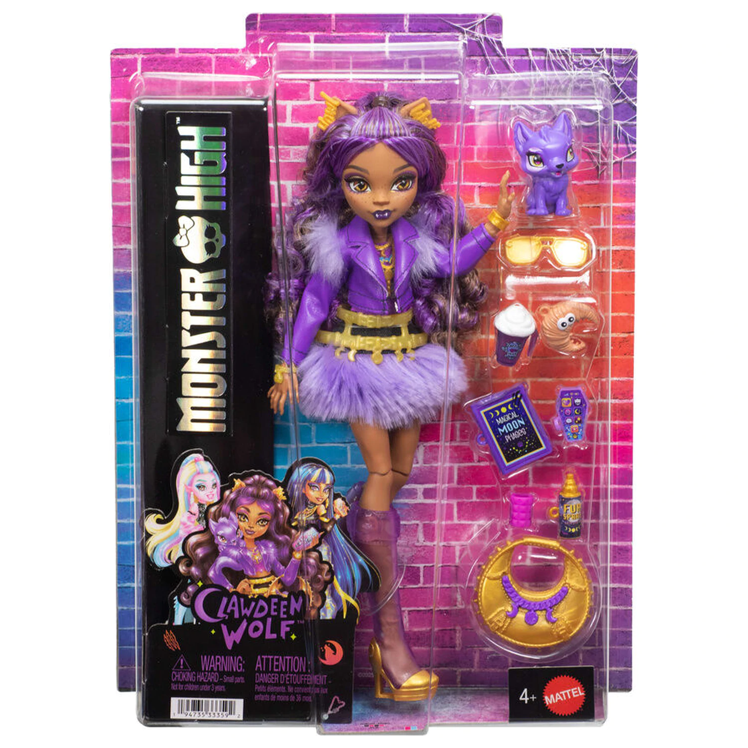Monster High bábika Clawdeen Wolf produktová fotografia