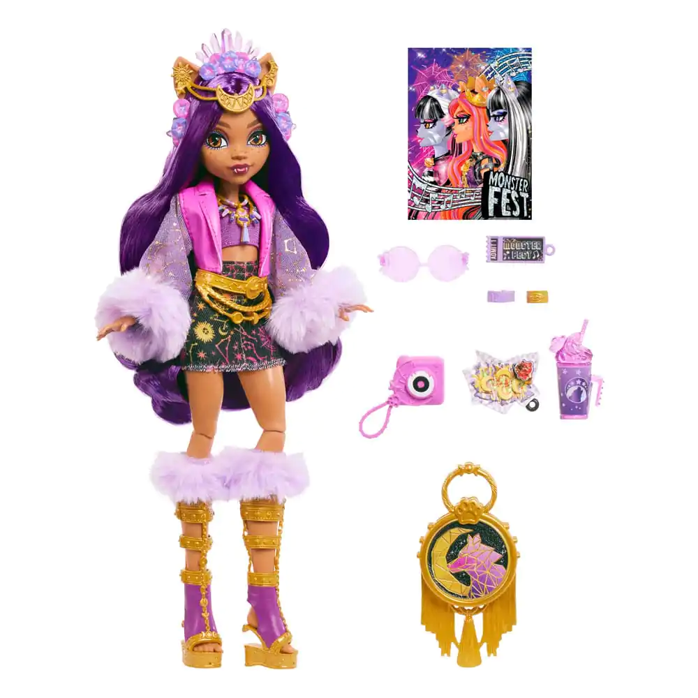 Monster High figurka Clawdeen Wolf Monster Fest 25 cm termékfotó