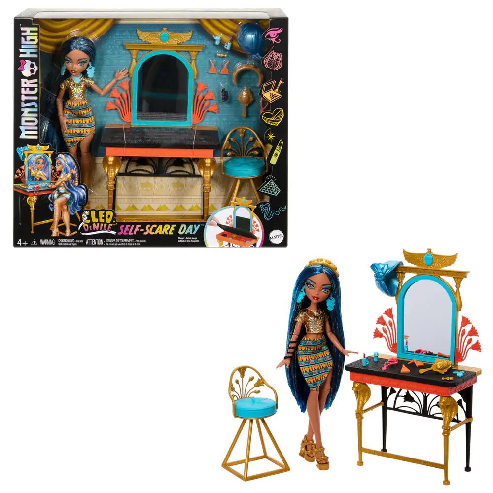 Monster High Cleo de Nile s toaletným stolíkom bábika produktová fotografia