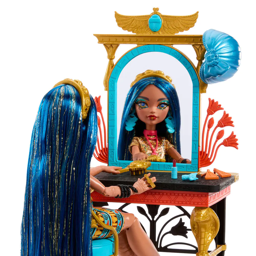 Monster High Cleo de Nile s toaletným stolíkom bábika produktová fotografia