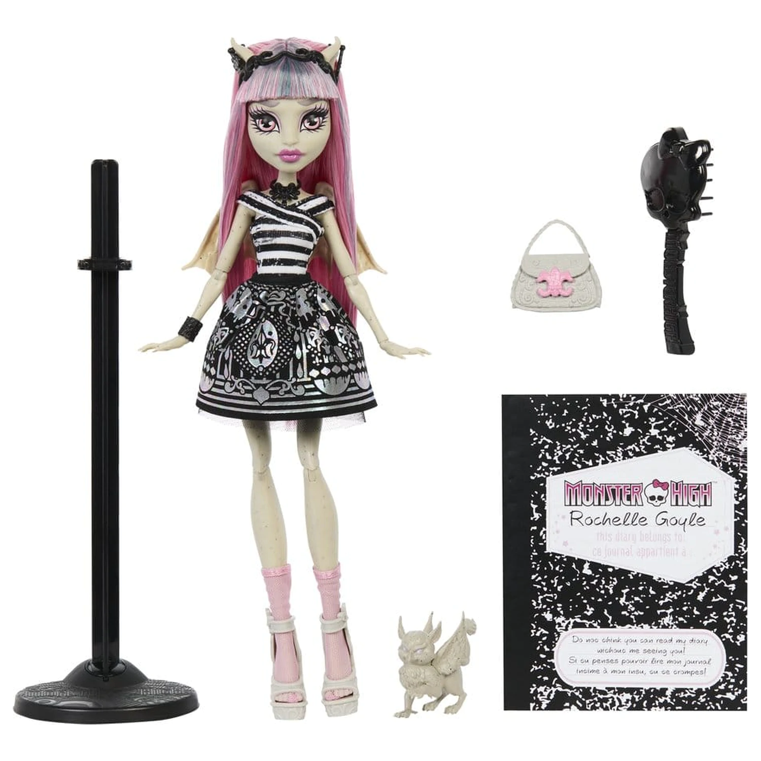 Monster High zberateľská bábika Rochelle Goyle produktová fotografia