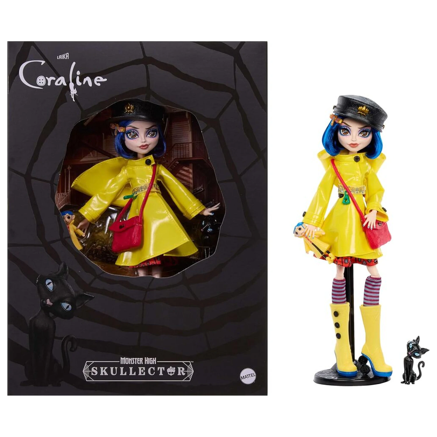 Monster High Coraline bábika produktová fotografia